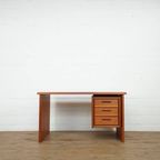 Solid Teak Desk By Niels Bach thumbnail 6