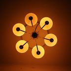 Mid-Century Melkglazen Bollamp thumbnail 13