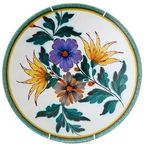 Vintage Flora Gouda Holland Viola Schaal Sierbord thumbnail 2