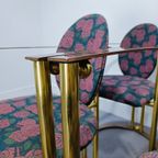 Hollywood Regency Eettafel & 6 Armstoelen - Belgo Chrom thumbnail 23