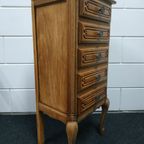 Vintage Queen Anne/Louis Xiv/Xv (Stijl) Wandkastje Ladekastje thumbnail 4