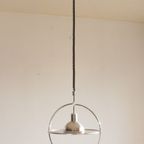 Silver Saturn Ceiling Lamp, Space Age 1970S thumbnail 8