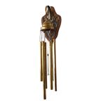 Art Deco Wand Windgong Met Lachende Sater, 1910 Tot 1940 thumbnail 4