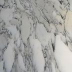 Vintage Carrara Marmeren Eettafel, Italië 1980 thumbnail 14