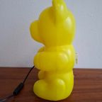 Vintage Geel Gummi Beer Tafellamp Messow Duitsland thumbnail 3