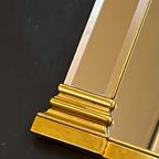 Vintage Design Spiegel Deknudt Goud Facet Randen thumbnail 5