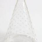 Art Deco Etched Glass Licquor Bottle By Verreries Doyen, Belgium 1930S | Kerst thumbnail 12