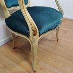 Brocante Vintage Franse Louis Xv Stoeltje, Fauteuil 304 thumbnail 18