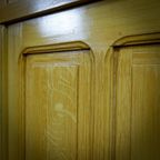 Gehouten Commode Kledingkast / Wandkast Uit Circa 1910 thumbnail 7