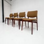 Set Van 4 Massief Houten Deense Stoelen, 1970’s thumbnail 3