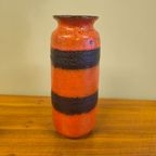 Vintage West Germany Vaas Vaasje Oranje Bruin thumbnail 7