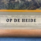 Vintage Linnen Schoolkaart – Op De Heide thumbnail 3