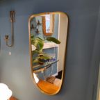 Vintage Wandspiegel Spiegel Mirror Messing Goud thumbnail 5