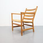 Vintage Fauteuil Ch44 Hans J. Wegner thumbnail 12
