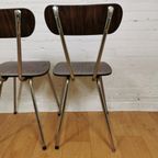 Vintage Formica Keukenstoelen Eetkamerstoelen Jaren 60 thumbnail 11