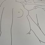 Pablo Picasso (1881-1973) Trous Femmes Nues Et Une Coupe D’anemones, Printed In Italy thumbnail 4