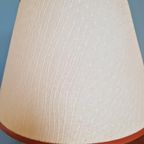 Bureaulamp In Bruin Leer En Messing, Jaren 60-70 thumbnail 8