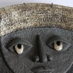 Dour Ceramic Wall Art By Marie Henriette Bataille, Belgium 1970S. thumbnail 8