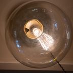 Large Vintage Glass Bulb Lamp, Raak Amsterdam 1960S thumbnail 4