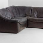 Modulaire Mid Century Lederen Bank Van De Sede (ds 46), Zwitserland 1970 thumbnail 4