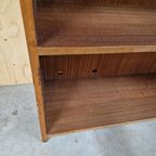 Grote Boekenkast Vintage Boekenkast Teakfineer Wandkast Kast thumbnail 12