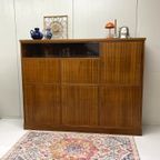 Mid-Century Vintage Wandkast Vitrine Barmeubel thumbnail 2