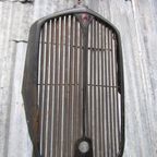 Antieke Radiator Grille Van Oldtimer Rover thumbnail 4