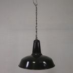 Industriele Hanglamp Met Geemailleerde Stalen Kap thumbnail 3