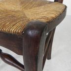 Set Van 6 Boerenstoelen Met Rieten Zitting, Rond 1900 thumbnail 18