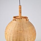 Vintage Rotan Hanglamp Scandinavisch ’60 Boho Japandi Riet thumbnail 3