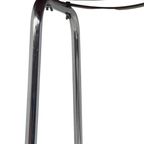 Charlotte Perriand - Bar Stool Model ‘Les Arcs’ - High Back - Leather Seating On Chrome Base thumbnail 6