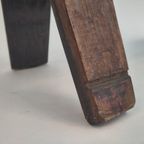 Vintage Eiken Houten Wijnrek Spaans Brutalist Flessenrek thumbnail 7