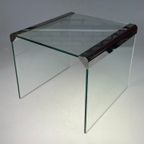 Glazen Bijzettafel, Galotti & Radice, 1970'S Italië thumbnail 7