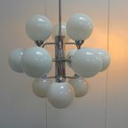 Large Atomic 12 Globe Chandelier. thumbnail 4