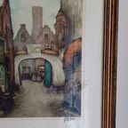 Jef Codron 'sérénité'. Gesigneerde Litho 115/350 thumbnail 4