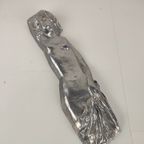 Vintage Keramiek Wanddecoratie Dame thumbnail 5