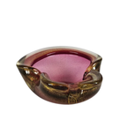 Barovier & Toso - Murano - Asbak - Glas - Paars/Roze - Ingesloten Gouddeeltjes - 1950'S thumbnail 14