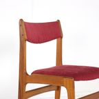 Set 4 Erik Buch Model 89 Stoelen Eetkamerstoelen 'tjele' Vintage thumbnail 21