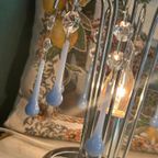 2 Beschikbaar ! Murano Opaline Vintage Teardrop Tafellampjes Lampen thumbnail 4