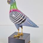 Mangani Porseleinen Duif Sculptuur ‘70 Italiaanse Design thumbnail 17