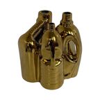 Pols Potten - Ceramic Vase Shaped Like Cleaning Products - Gold Colored - Dutch Design thumbnail 2