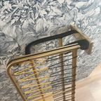 Goudkleurige Aluminium Vintage Kapstok/Garderobe Rek thumbnail 11