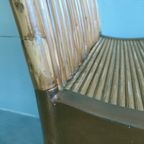 Rattan Vintage Eetkamerstoelen Unieke Set Van 6 thumbnail 9