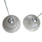 2 X Harco Loor Prisma Hanging Lamp / Glass 1980s80s thumbnail 3