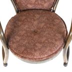 Vintage Manou Rotan Set Van 2 Fauteuils En Tafel Met Glasplaat Gemaakt In De Jaren '70 thumbnail 9