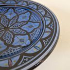 Blauw Zwart Wandbord Marrokkaans Wandbord thumbnail 5