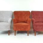 Vintage Artifort Theo Ruth Fauteuil Stoel Corduroy Rib Steen thumbnail 13
