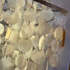 Vintage Xxxl Capiz Schelpen Lamp Hanglamp Opaline Parelmoer Vintage thumbnail 17