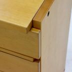 Chest Of Drawers In Solid Beech By Ibisco Italy 1970S thumbnail 13