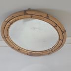 Vintage Ronde Rotan Spiegel Ø63 Cm – Boho Wandspiegel Met Naturel Frame thumbnail 10